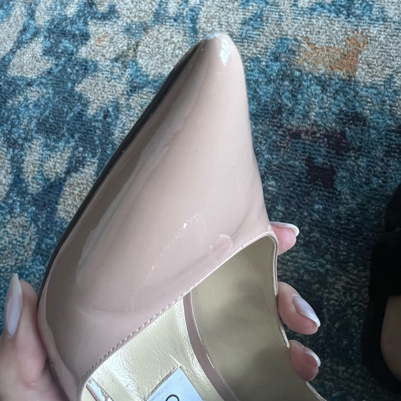 Ballet Pink closed toed Jimmy Choos - Picture 9 of 13